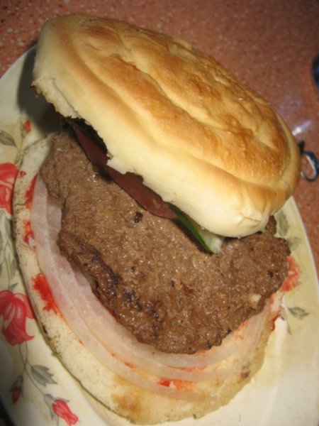 Yak burger