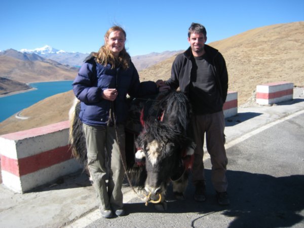 Us with a yak