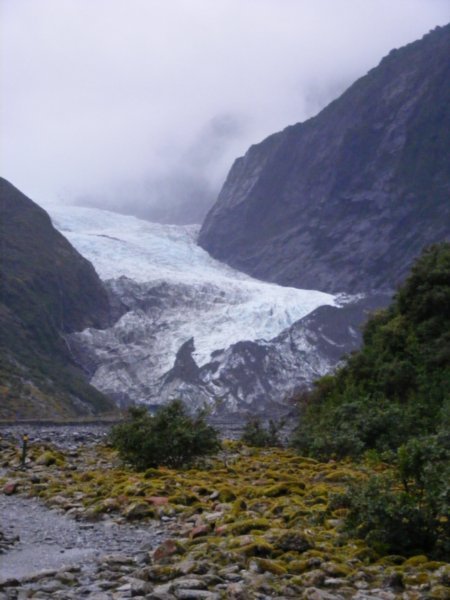 This is our first proper view of the glacier