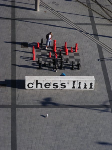 Chess in Christchurch Square