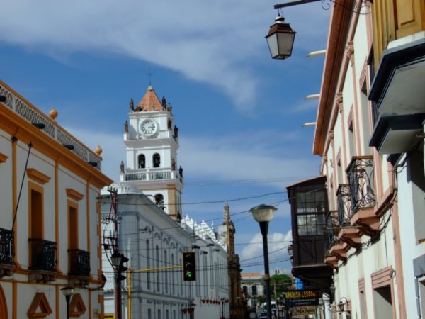 Colonial buildings in Sucre