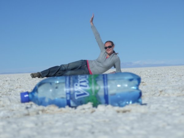 Relaxing on a Water Bottle