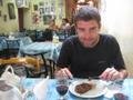 Matt Enjoys a Steak in Buenos Aires