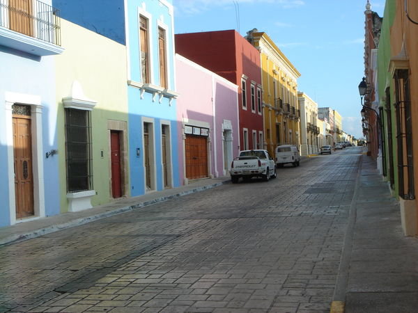 Zomaar een straatje in Campeche