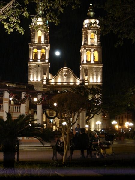 Cathedraal van Campeche, by night