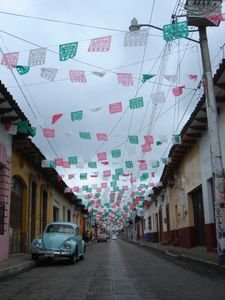 Typisch Mexicaans straatbeeld