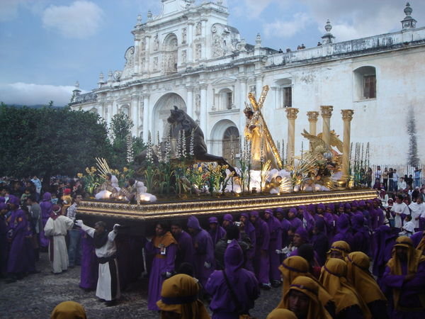 Processie in Antigua