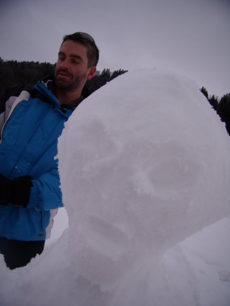 Warren and our snow alien