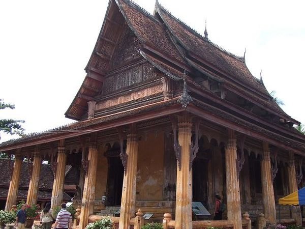 Wat Si Saket - the most famous temple in Vientiane built in 1818 and displaying over 10.000 Buddha images