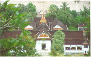 The impressive Royal Palace in Luang Prabang