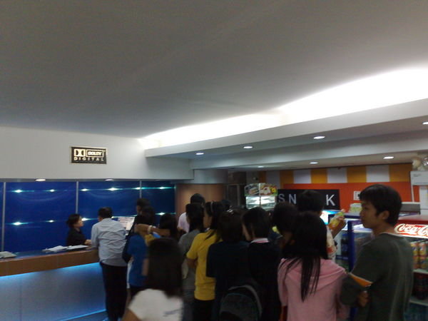 ticketing line