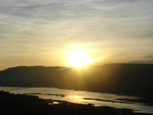 Sunrise at Pha Taem National Park