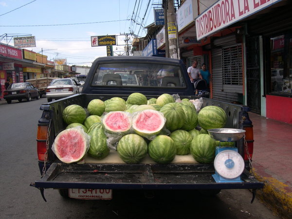 San Ramon Costa Rica Fruit Truck