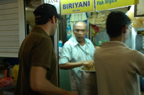 Danny Ordering some Biriyani