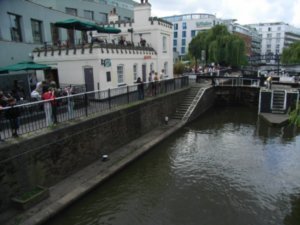 Camden Lock near Camden Markets