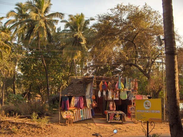 Typical roadside shop in Goa