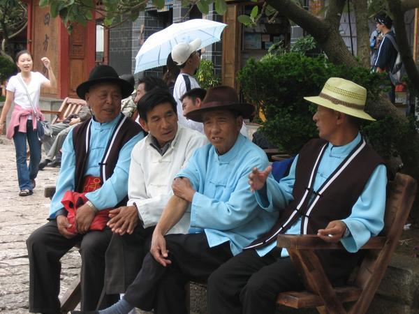 Naxi Men in Lijiang