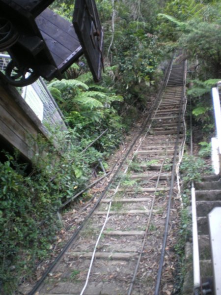 looking up the railway