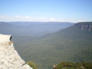 View from King's Tableland in the Blue Mountains