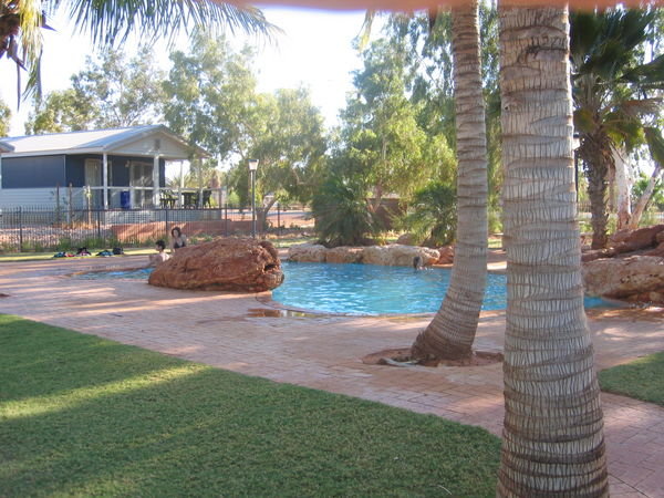 Pool at Hostel