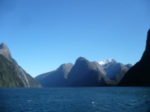 On the boat @ Milford Sound
