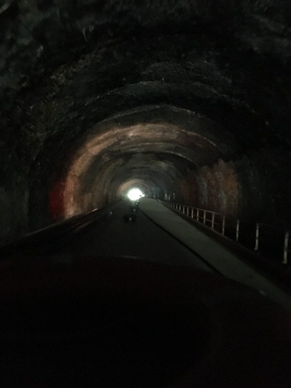 It's a very long tunnel