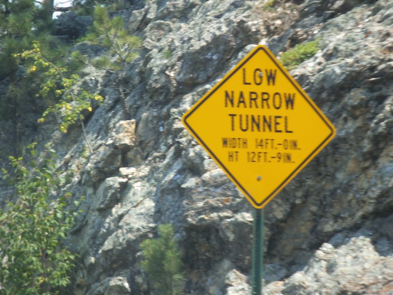 tunnel warning