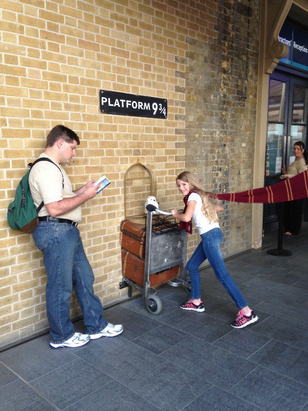 Muggles are so oblivious to the magic all around them.
