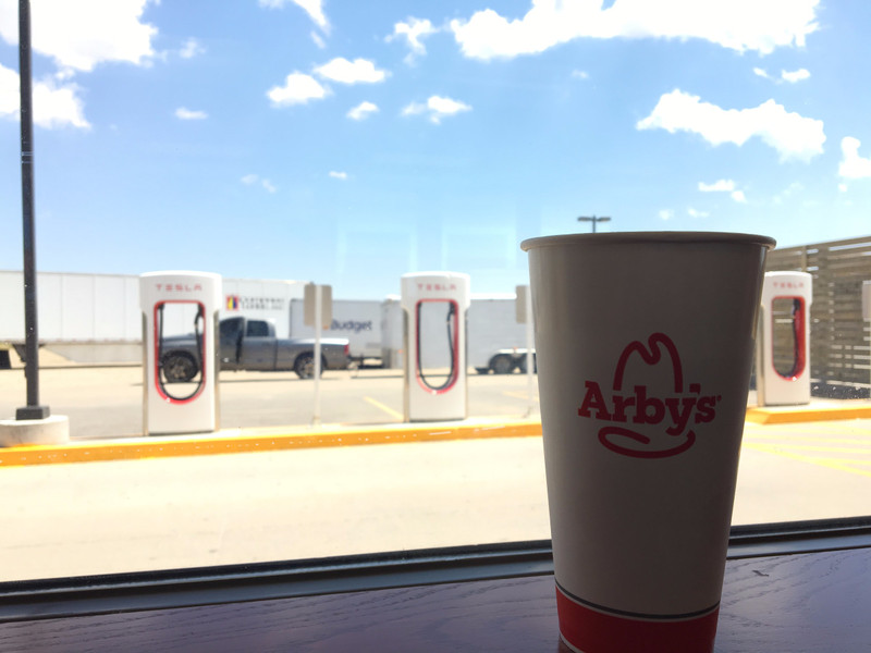 Tesla and Arby's