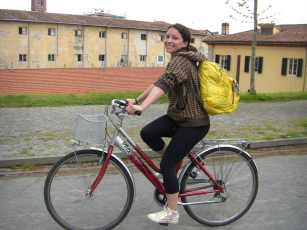 Biking in Lucca