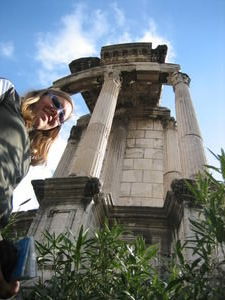 Heather in the Roman Forum