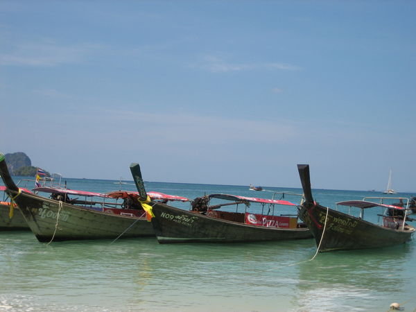 Long-tail boats in Thailand