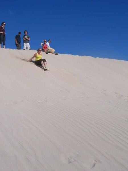 Me Sand Boarding - whoop whoop!