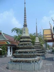 Inside the grounds of Wat Po