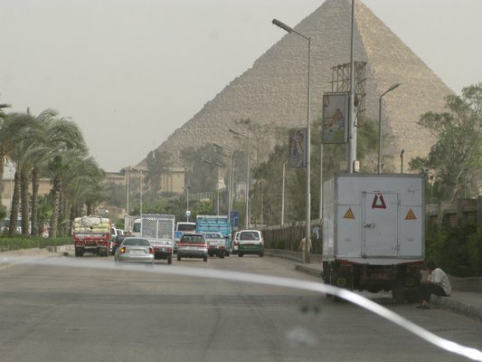 View of the Pyramids