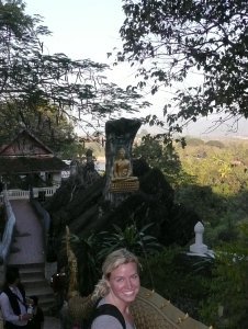 Luang Prabang hilltop wat complex