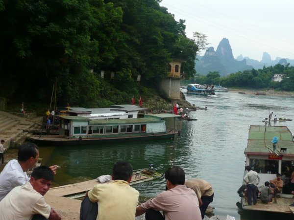 The ferry from XingPing