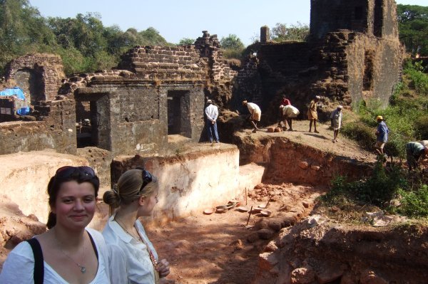 The ruins at Old Goa