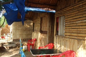 Our hut in Arambol
