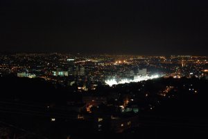 view of rio sambadromo from claus