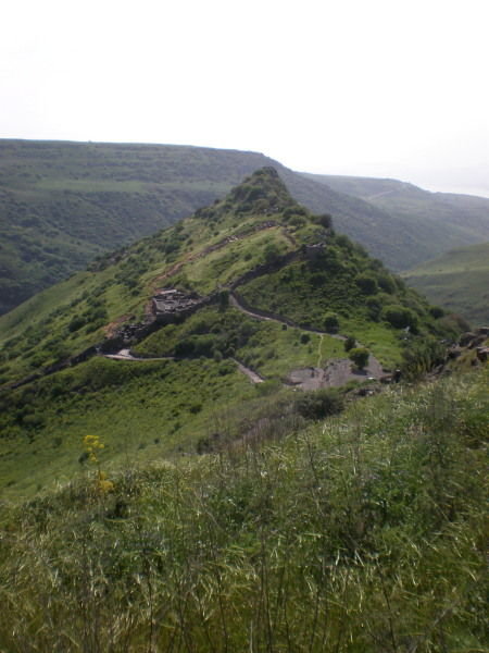 Gamla: view from neighboring ridge