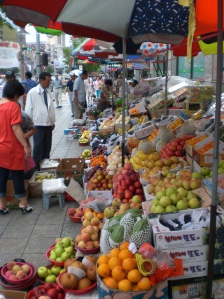 One of many fruit stands