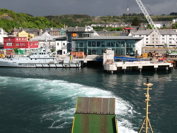 leaving Oban by ferry