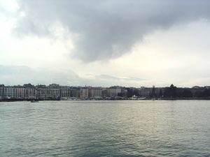 Ginebra en el lago Lemán