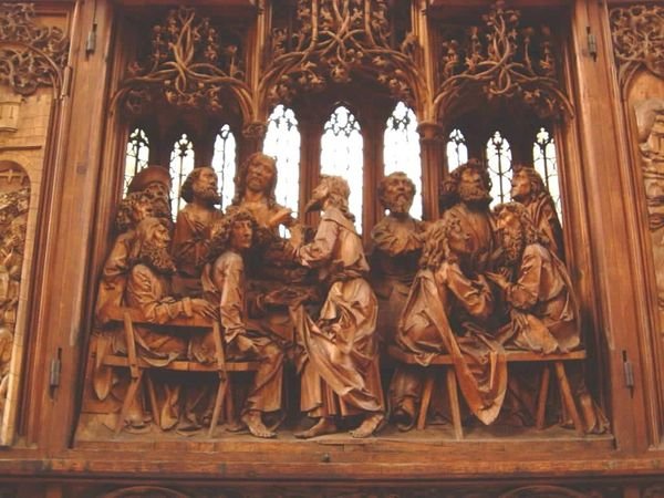 Detalle del retablo de la heilige Blut