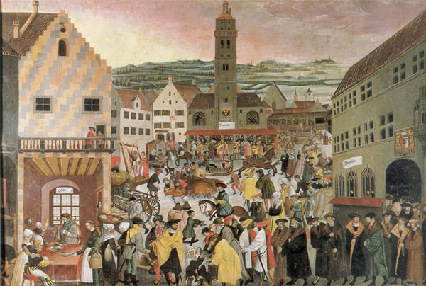 Perlachplatz en 1550