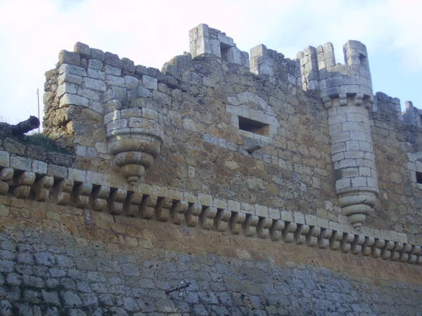 Detalle del castillo de Grajal