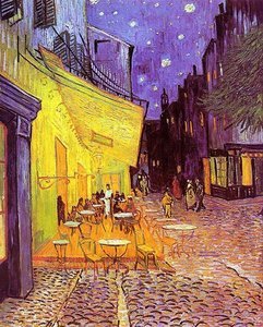 Terraza del café de la Place du Forum, de Van gogh ---  The Café Terrace on the Place du Forum, by Van Gogh