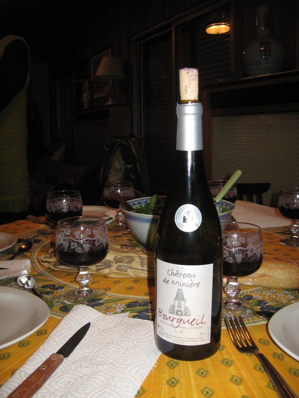 El vino y la mesa --- The wine and the table