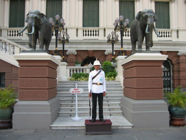 Gaurd at Grand Palace